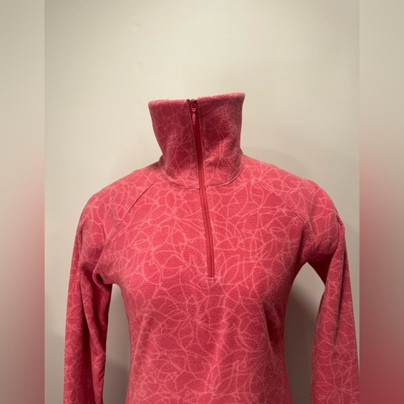 Columbia Sweater Women's XS Quarter 1/4 Zip Fleece Pullover Gorpcore Pink - Picture 2 of 11